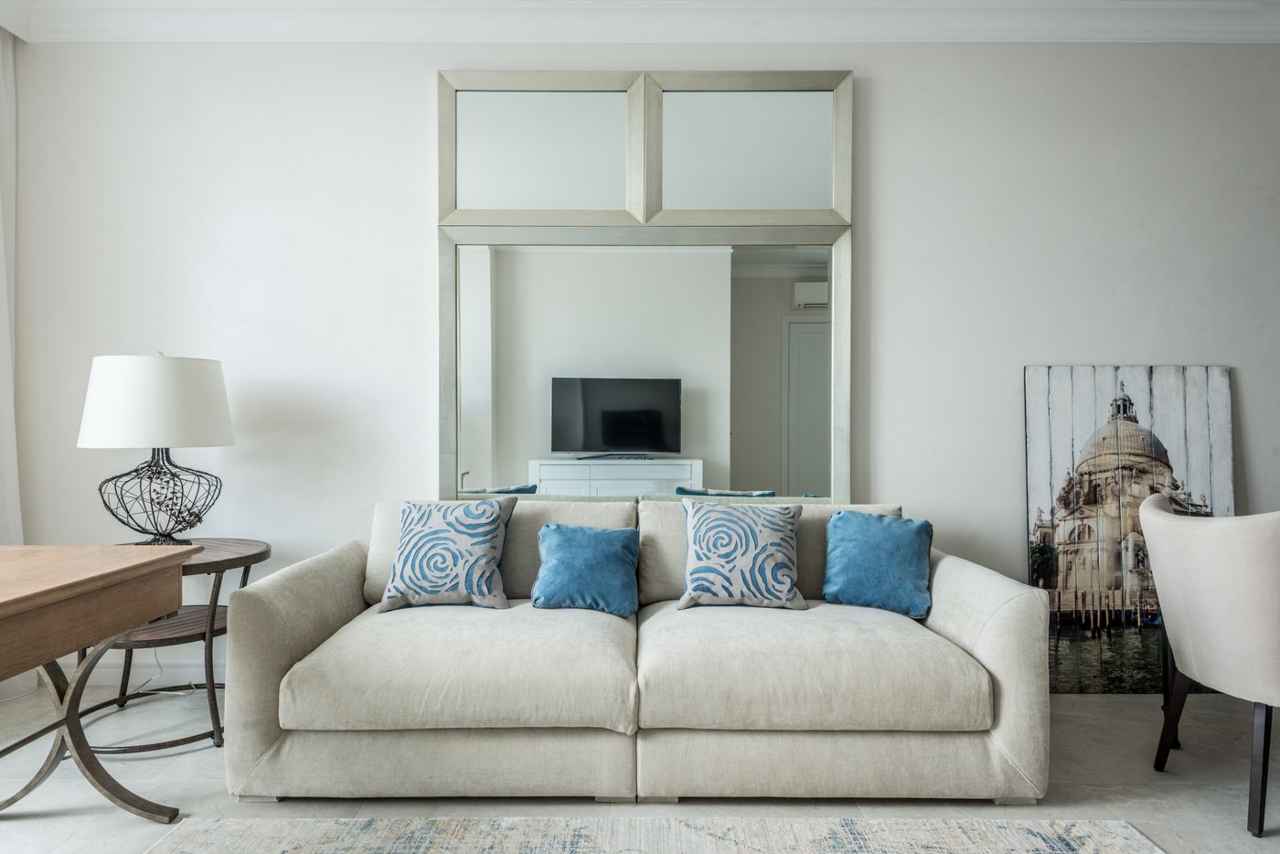 Sofa in living room