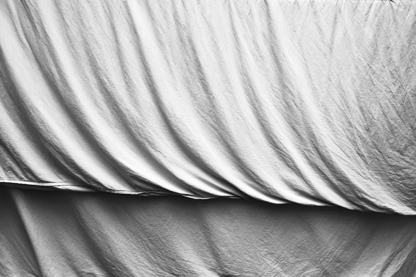 White bedding and sheets